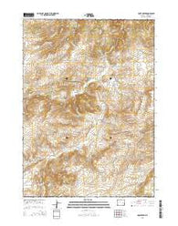Root Creek Wyoming Current topographic map, 1:24000 scale, 7.5 X 7.5 Minute, Year 2015