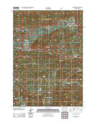 Rosies Ridge Wyoming Historical topographic map, 1:24000 scale, 7.5 X 7.5 Minute, Year 2012