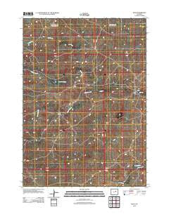 Ross Wyoming Historical topographic map, 1:24000 scale, 7.5 X 7.5 Minute, Year 2012