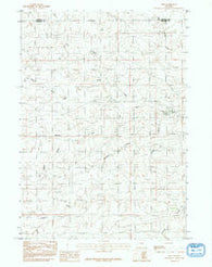 Ross Wyoming Historical topographic map, 1:24000 scale, 7.5 X 7.5 Minute, Year 1984
