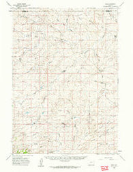 Ross Wyoming Historical topographic map, 1:62500 scale, 15 X 15 Minute, Year 1960