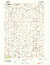 Ross Wyoming Historical topographic map, 1:62500 scale, 15 X 15 Minute, Year 1960