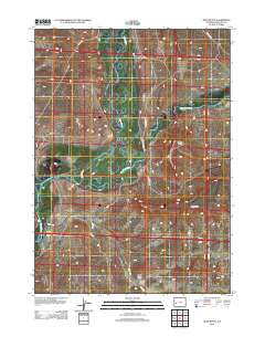 Ross Butte Wyoming Historical topographic map, 1:24000 scale, 7.5 X 7.5 Minute, Year 2012