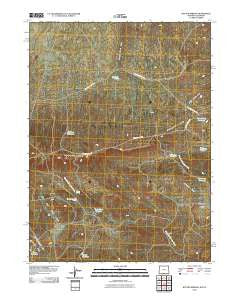 Rotten Springs Wyoming Historical topographic map, 1:24000 scale, 7.5 X 7.5 Minute, Year 2010