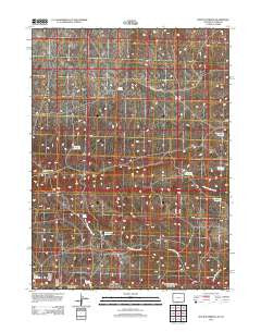 Rotten Springs Wyoming Historical topographic map, 1:24000 scale, 7.5 X 7.5 Minute, Year 2012