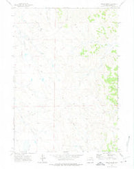 Rough Creek Wyoming Historical topographic map, 1:24000 scale, 7.5 X 7.5 Minute, Year 1971