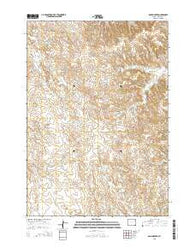 Rough Creek Wyoming Current topographic map, 1:24000 scale, 7.5 X 7.5 Minute, Year 2015