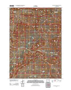 Roughlock Hill Wyoming Historical topographic map, 1:24000 scale, 7.5 X 7.5 Minute, Year 2012