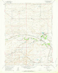 Round Top Lake Wyoming Historical topographic map, 1:24000 scale, 7.5 X 7.5 Minute, Year 1961