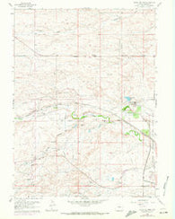 Round Top Lake Wyoming Historical topographic map, 1:24000 scale, 7.5 X 7.5 Minute, Year 1961