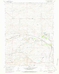 Round Top Lake Wyoming Historical topographic map, 1:24000 scale, 7.5 X 7.5 Minute, Year 1961