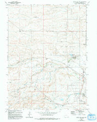 Round Top Lake Wyoming Historical topographic map, 1:24000 scale, 7.5 X 7.5 Minute, Year 1961