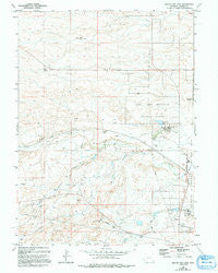 Round Top Lake Wyoming Historical topographic map, 1:24000 scale, 7.5 X 7.5 Minute, Year 1961
