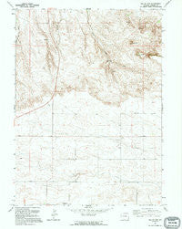 Round Top Wyoming Historical topographic map, 1:24000 scale, 7.5 X 7.5 Minute, Year 1991
