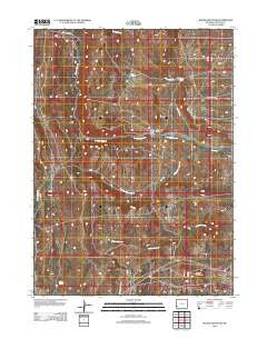 Round Mountain Wyoming Historical topographic map, 1:24000 scale, 7.5 X 7.5 Minute, Year 2012