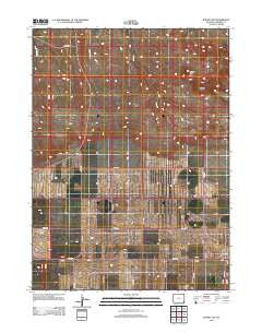 Round Top Wyoming Historical topographic map, 1:24000 scale, 7.5 X 7.5 Minute, Year 2012