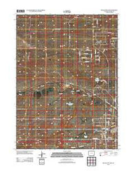 Round Top Lake Wyoming Historical topographic map, 1:24000 scale, 7.5 X 7.5 Minute, Year 2012