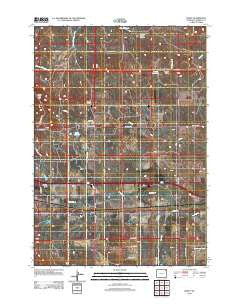 Rozet Wyoming Historical topographic map, 1:24000 scale, 7.5 X 7.5 Minute, Year 2012
