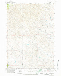 Rozet NE Wyoming Historical topographic map, 1:24000 scale, 7.5 X 7.5 Minute, Year 1971