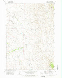 Rozet NW Wyoming Historical topographic map, 1:24000 scale, 7.5 X 7.5 Minute, Year 1971