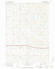 Rozet SE Wyoming Historical topographic map, 1:24000 scale, 7.5 X 7.5 Minute, Year 1971