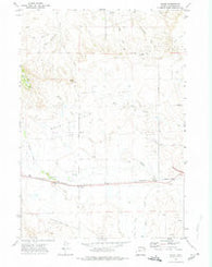 Rozet Wyoming Historical topographic map, 1:24000 scale, 7.5 X 7.5 Minute, Year 1971