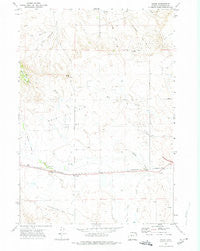 Rozet Wyoming Historical topographic map, 1:24000 scale, 7.5 X 7.5 Minute, Year 1971