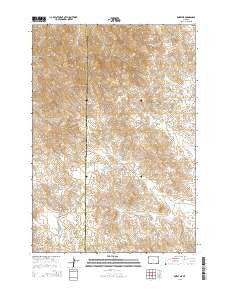 Rozet NE Wyoming Current topographic map, 1:24000 scale, 7.5 X 7.5 Minute, Year 2015