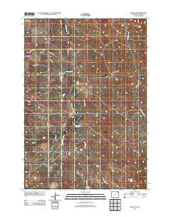 Rozet NW Wyoming Historical topographic map, 1:24000 scale, 7.5 X 7.5 Minute, Year 2012