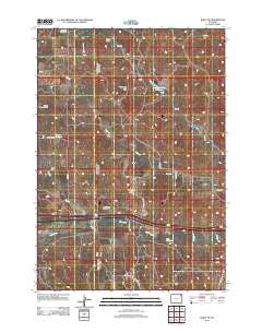 Rozet SE Wyoming Historical topographic map, 1:24000 scale, 7.5 X 7.5 Minute, Year 2012