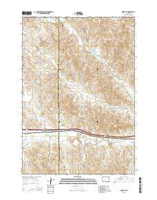 Rozet SE Wyoming Current topographic map, 1:24000 scale, 7.5 X 7.5 Minute, Year 2015