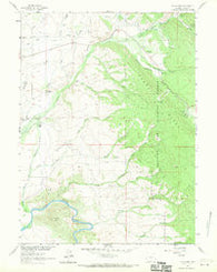 Ryan Park Wyoming Historical topographic map, 1:24000 scale, 7.5 X 7.5 Minute, Year 1961