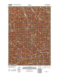 S R Springs Wyoming Historical topographic map, 1:24000 scale, 7.5 X 7.5 Minute, Year 2012