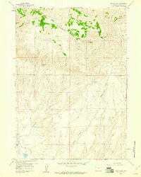 Saddle Rock Wyoming Historical topographic map, 1:24000 scale, 7.5 X 7.5 Minute, Year 1959