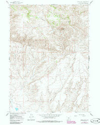 Saddle Rock Wyoming Historical topographic map, 1:24000 scale, 7.5 X 7.5 Minute, Year 1959