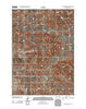 Saddle Horse Butte Wyoming Historical topographic map, 1:24000 scale, 7.5 X 7.5 Minute, Year 2012