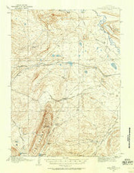 Saddleback Hills Wyoming Historical topographic map, 1:62500 scale, 15 X 15 Minute, Year 1914