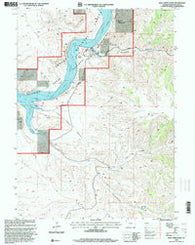 Sage Creek Basin Wyoming Historical topographic map, 1:24000 scale, 7.5 X 7.5 Minute, Year 1996