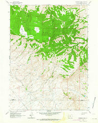 Sagebrush Park Wyoming Historical topographic map, 1:24000 scale, 7.5 X 7.5 Minute, Year 1962