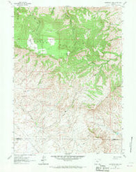 Sagebrush Park Wyoming Historical topographic map, 1:24000 scale, 7.5 X 7.5 Minute, Year 1962