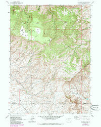 Sagebrush Park Wyoming Historical topographic map, 1:24000 scale, 7.5 X 7.5 Minute, Year 1962