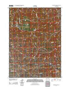 Sagebrush Park Wyoming Historical topographic map, 1:24000 scale, 7.5 X 7.5 Minute, Year 2012