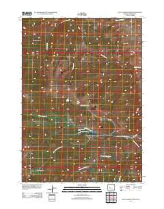 Saint Lawrence Basin Wyoming Historical topographic map, 1:24000 scale, 7.5 X 7.5 Minute, Year 2012