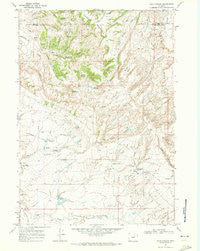 Salt Canyon Wyoming Historical topographic map, 1:24000 scale, 7.5 X 7.5 Minute, Year 1968
