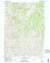 Salt Flat Wyoming Historical topographic map, 1:24000 scale, 7.5 X 7.5 Minute, Year 1967