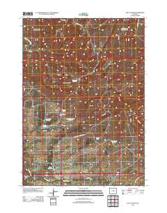 Salt Canyon Wyoming Historical topographic map, 1:24000 scale, 7.5 X 7.5 Minute, Year 2012