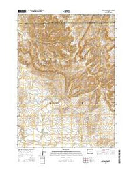 Salt Canyon Wyoming Current topographic map, 1:24000 scale, 7.5 X 7.5 Minute, Year 2015