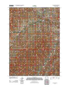 Salt Creek Wyoming Historical topographic map, 1:24000 scale, 7.5 X 7.5 Minute, Year 2012