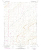 Sand Butte Rim NW Wyoming Historical topographic map, 1:24000 scale, 7.5 X 7.5 Minute, Year 1968