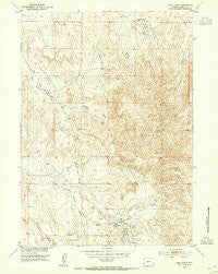 Sand Draw Wyoming Historical topographic map, 1:24000 scale, 7.5 X 7.5 Minute, Year 1953